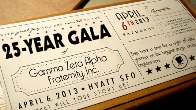 25 Year Gala Ticket
